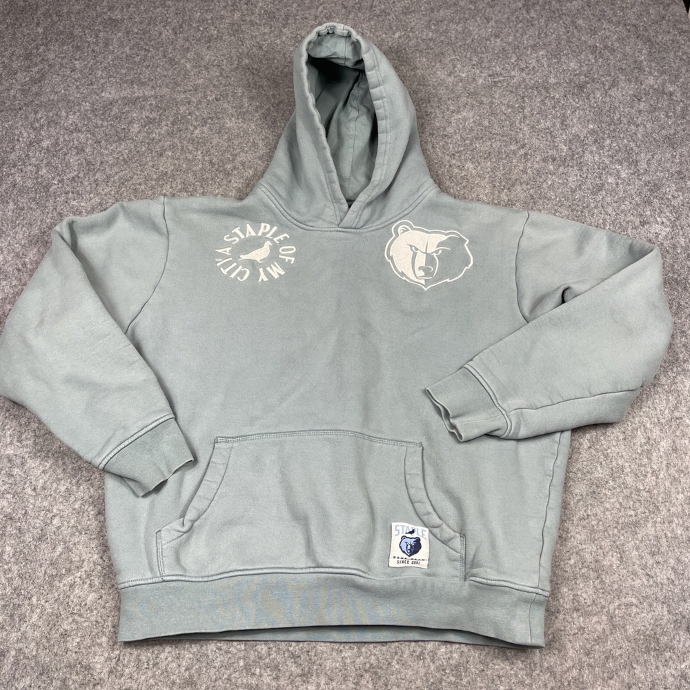NBA x Staple Memphis Grizzlies Plush Heavyweight Pullover Hoodie Medium